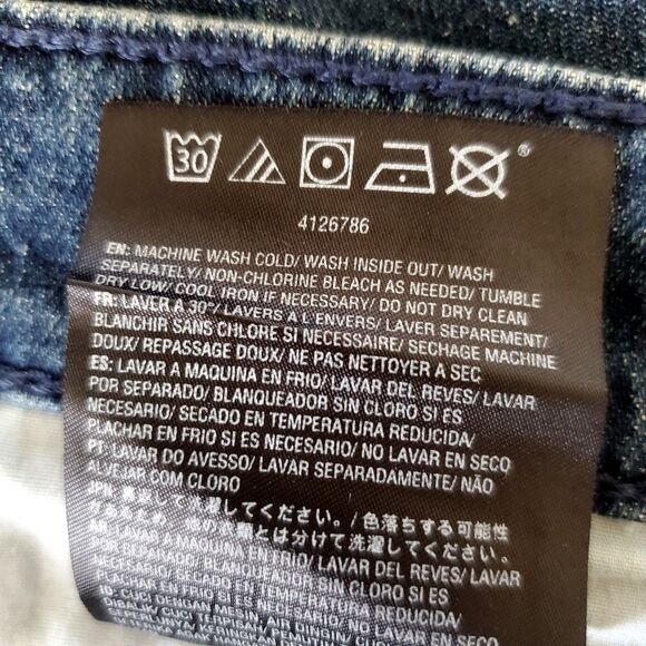 Volcom Vorta Slim Straight Jeans Mens Size 34 Medium Wash Stretch Denim Skater - Picture 12 of 12